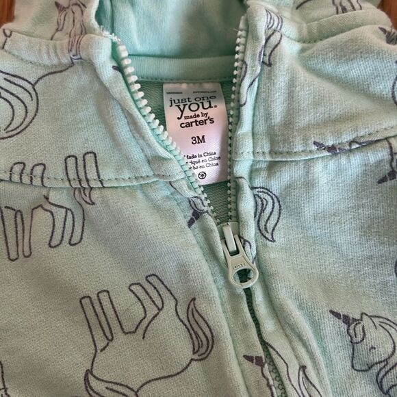 Carters unicorn sweatshirt 3M - Picture 2 of 3